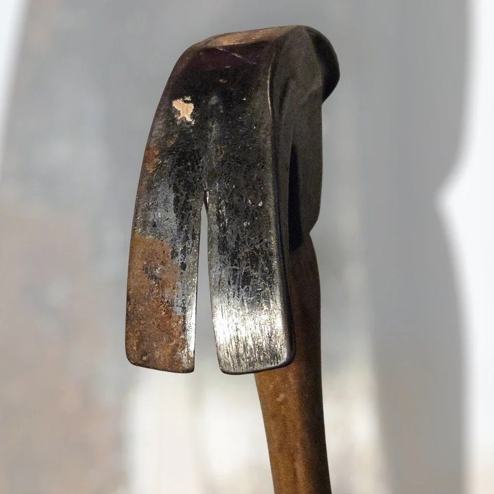 VTG Jim Dandy True Temper 12in Claw Hammer Black Steel Wood Handle USA‎ Patina